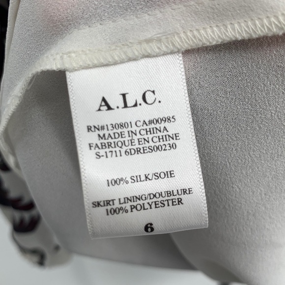 A.L.C.
Freja Twist-Front Printed Silk Dress - Picture 9 of 9